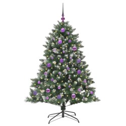 Sapin de Noël artificiel Vert 150 cm PVC, plastique et acier 541194541194