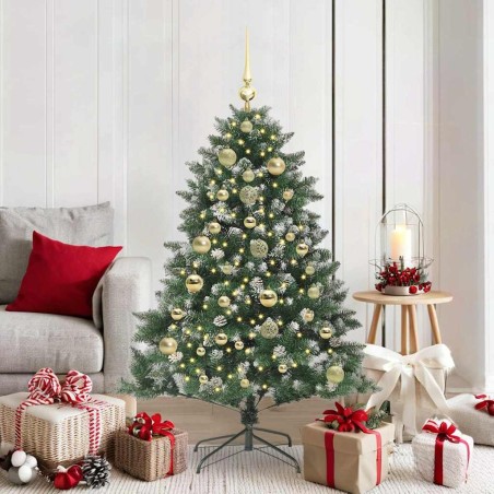 Sapin de Noël artificiel Vert 150 cm PVC, plastique et acier 541195541195