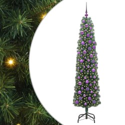 Sapin de Noël artificiel Vert 180 cm PVC et acier et plastique 541197541197