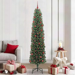 Sapin de Noël artificiel Vert 210 cm PVC et acier et plastique 541201541201