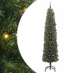 Sapin de Noël artificiel Vert 210 cm PVC et acier et plastique 541201541201