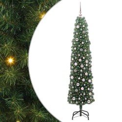 Sapin de Noël artificiel Vert 210 cm PVC et acier et plastique 541203541203