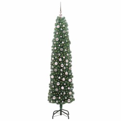 Sapin de Noël artificiel Vert 210 cm PVC et acier et plastique 541203541203