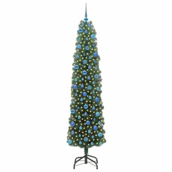 Sapin de Noël artificiel Vert 240 cm PVC et acier et plastique 541206541206
