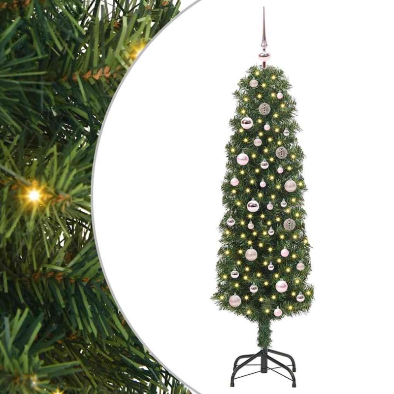 Sapin de Noël artificiel Vert 150 cm PVC et acier et plastique 541219541219