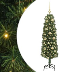 Sapin de Noël artificiel Vert 150 cm PVC et acier et plastique 541225541225