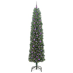 Sapin de Noël artificiel Vert 240 cm PVC et acier et plastique 541226541226