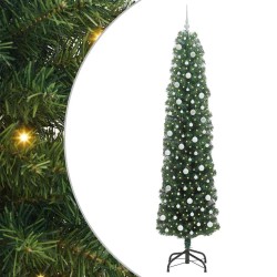 Sapin de Noël artificiel Vert 240 cm PVC et acier et plastique 541227541227