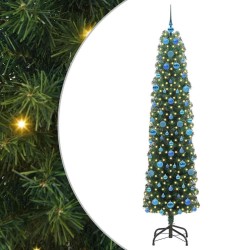 Sapin de Noël artificiel Vert 210 cm PVC et acier et plastique 541228541228