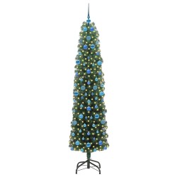 Sapin de Noël artificiel Vert 210 cm PVC et acier et plastique 541228541228