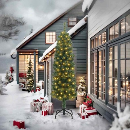 Sapin de Noël artificiel Vert 240 cm PVC et acier et plastique 541229541229