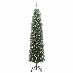 Sapin de Noël artificiel Vert 240 cm PVC et acier et plastique 541233541233