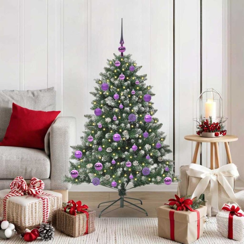 Sapin de Noël artificiel Vert 120 cm PVC, plastique et acier 541235541235