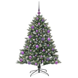 Sapin de Noël artificiel Vert 120 cm PVC, plastique et acier 541235541235
