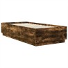 Cadre de lit Chêne fumé 70 x 190 cm Bois d'ingénierie 541243541243