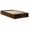 Cadre de lit Chêne fumé 120 x 190 cm Bois d'ingénierie 541245541245