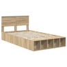 Cadre de lit Chêne Sonoma 135 x 190 cm Bois d'ingénierie 541246541246