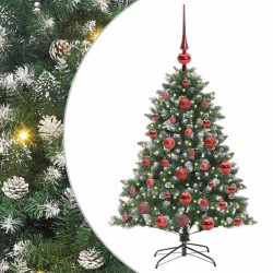 Sapin de Noël artificiel Vert 120 cm PVC, plastique et acier 541250541250