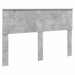 Cadre de lit Gris béton 160 x 200 cm Bois d'ingénierie 541252541252
