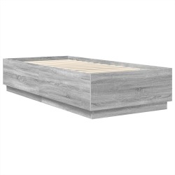 Cadre de lit Sonoma gris 70 x 190 cm Bois d'ingénierie 541254541254