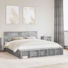 Cadre de lit Gris béton 180 x 200 cm Bois d'ingénierie 541261541261
