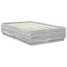 Cadre de lit Sonoma gris 135 x 190 cm Bois d'ingénierie 541269541269