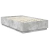 Cadre de lit Gris béton 120 x 200 cm Bois d'ingénierie 541286541286