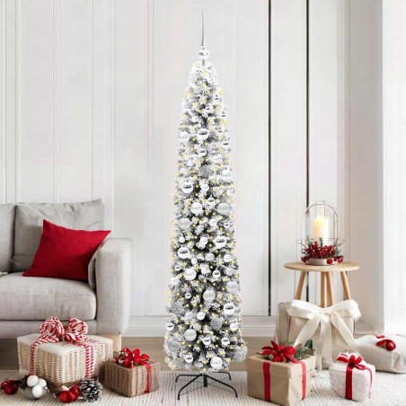Sapin de Noël artificiel Vert 180 cm PVC et acier et plastique 541295541295