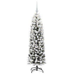 Sapin de Noël artificiel Vert 150 cm PVC et acier et plastique 541304541304