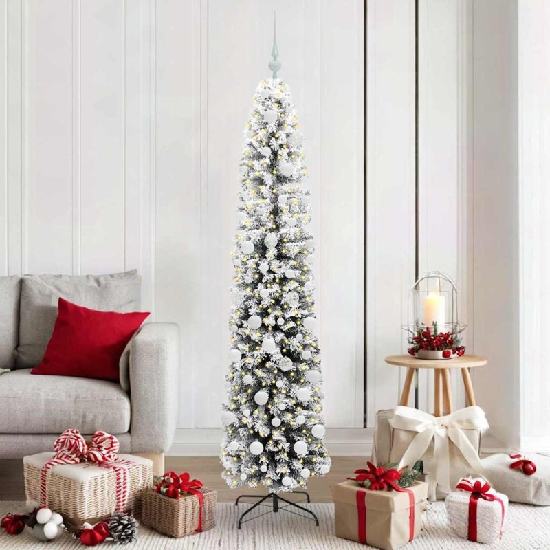 Sapin de Noël artificiel Vert 180 cm PVC et acier et plastique 541305541305