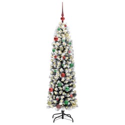 Sapin de Noël artificiel Vert 150 cm PVC et acier et plastique 541306541306