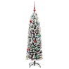 Sapin de Noël artificiel Vert 150 cm PVC et acier et plastique 541306541306