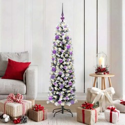 Sapin de Noël artificiel Vert 150 cm PVC et acier et plastique 541307541307