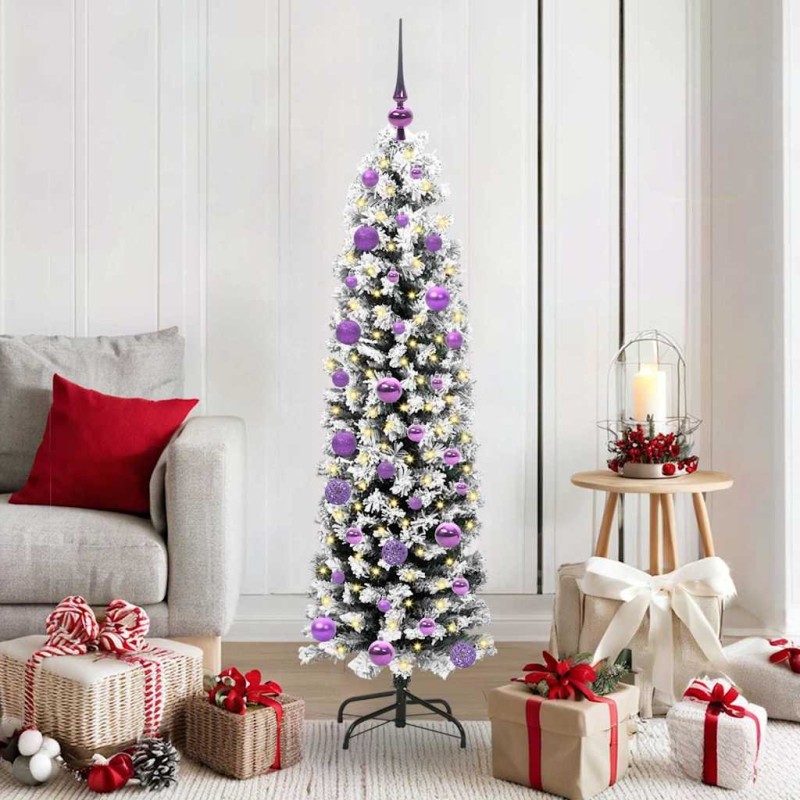 Sapin de Noël artificiel Vert 150 cm PVC et acier et plastique 541307541307