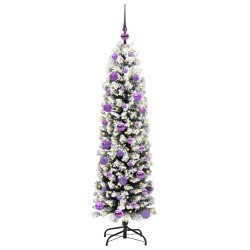 Sapin de Noël artificiel Vert 150 cm PVC et acier et plastique 541307541307