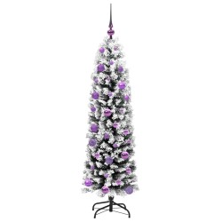 Sapin de Noël artificiel Vert 150 cm PVC et acier et plastique 541307541307