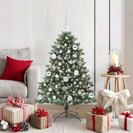 Sapin de Noël artificiel Vert 120 cm PVC, plastique et acier 541308541308