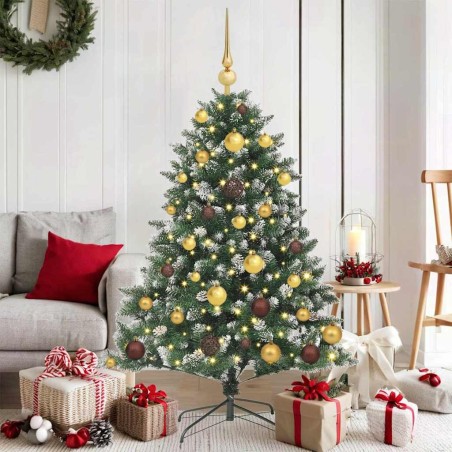 Sapin de Noël artificiel Vert 120 cm PVC, plastique et acier 541313541313
