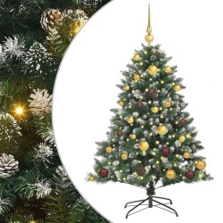 Sapin de Noël artificiel Vert 120 cm PVC, plastique et acier 541313541313