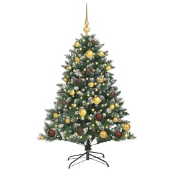 Sapin de Noël artificiel Vert 120 cm PVC, plastique et acier 541313541313