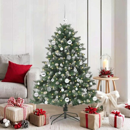 Sapin de Noël artificiel Vert 150 cm PVC, plastique et acier 541315541315