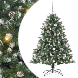 Sapin de Noël artificiel Vert 150 cm PVC, plastique et acier 541315541315