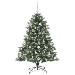 Sapin de Noël artificiel Vert 150 cm PVC, plastique et acier 541315541315