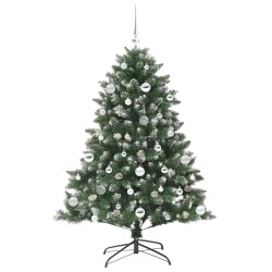 Sapin de Noël artificiel Vert 150 cm PVC, plastique et acier 541315541315