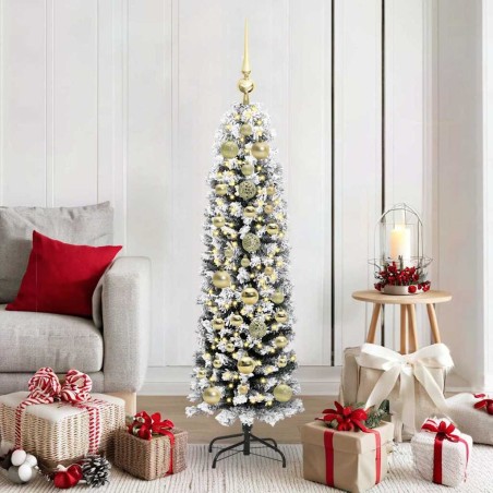 Sapin de Noël artificiel Vert 150 cm PVC et acier et plastique 541320541320