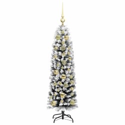 Sapin de Noël artificiel Vert 150 cm PVC et acier et plastique 541320541320