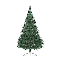Sapin de Noël artificiel pré-éclairé Vert 210 cm PVC 541323541323