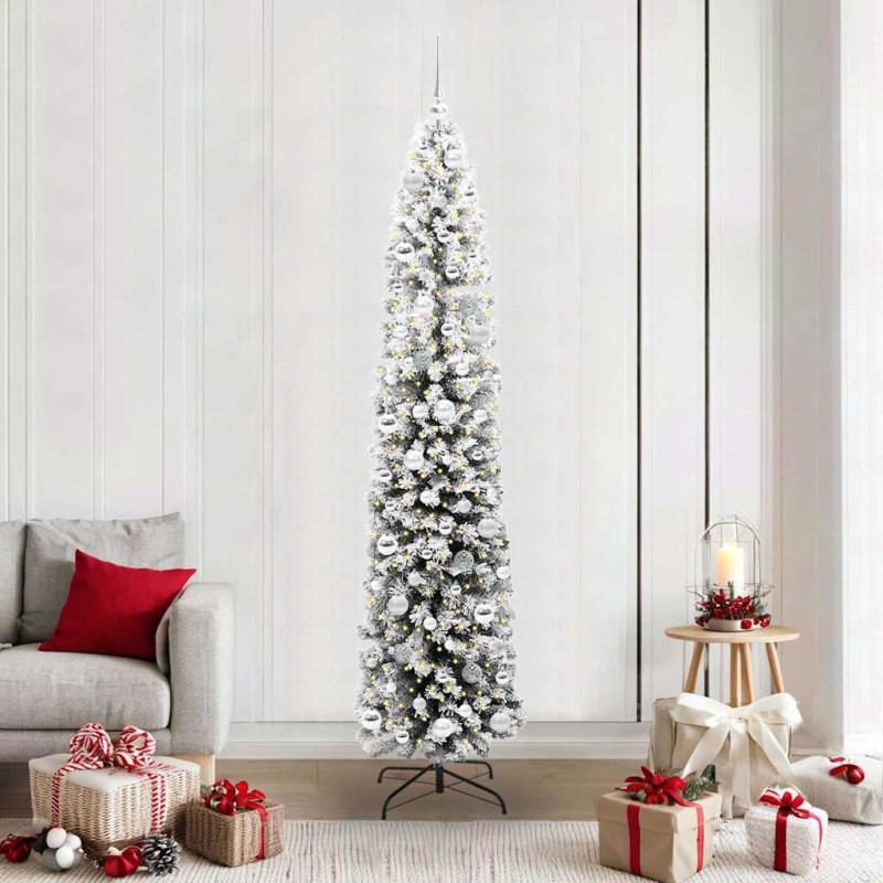 Sapin de Noël artificiel Vert 210 cm PVC et acier et plastique 541324541324