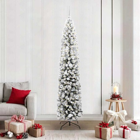 Sapin de Noël artificiel Vert 210 cm PVC et acier et plastique 541324541324
