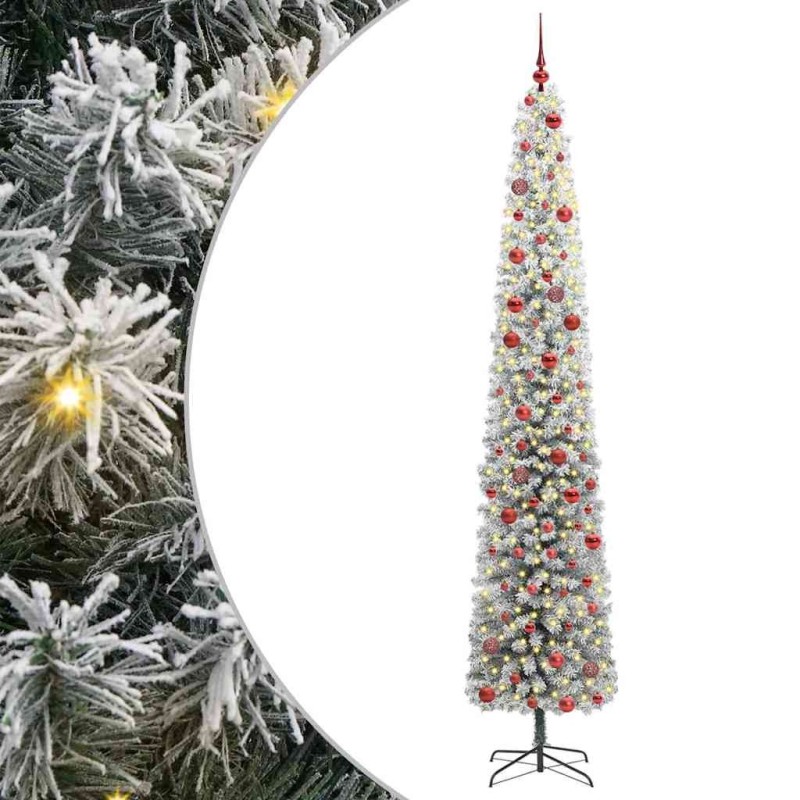 Sapin de Noël artificiel Vert 270 cm PVC et acier et plastique 541325541325